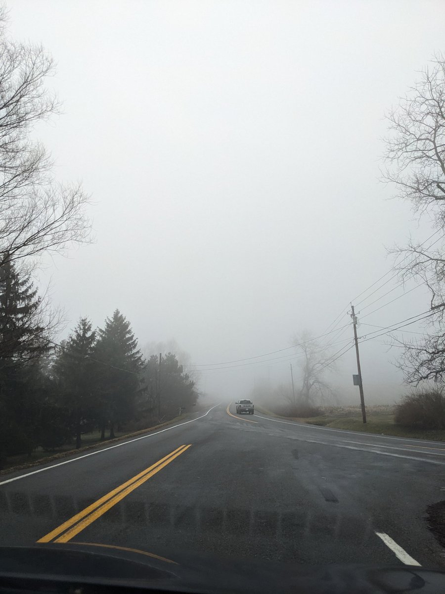 Fog shit Friday. Let's see your ois of fog.
#fog #weather