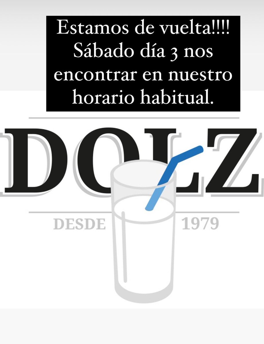Hola a todos, mañana día 3 de febrero volvemos….
Nos encontrarás en nuestro horario habitual de 10:00h a 14:00h y de 16:00h a 21:00h. 
#Artesanosdelahorchata  #horchatadealboraya #somosartesanos #AlborayaCunaDeLaHorchata #VisitAlboraya #AlborayaTurismo #horchatavalenciana