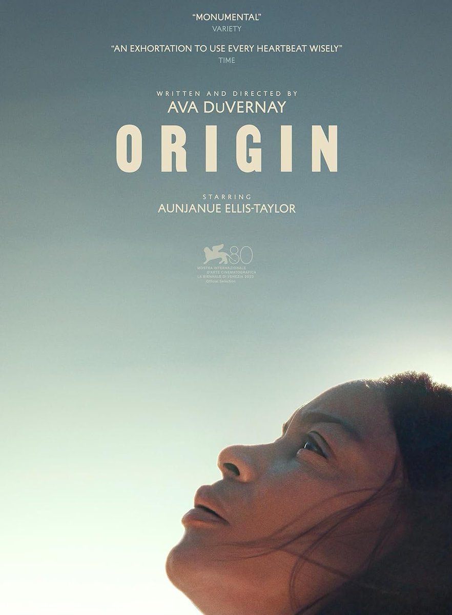 Name the best movie you’ve ever seen I’ll go first: Origin by Ava Duvernay