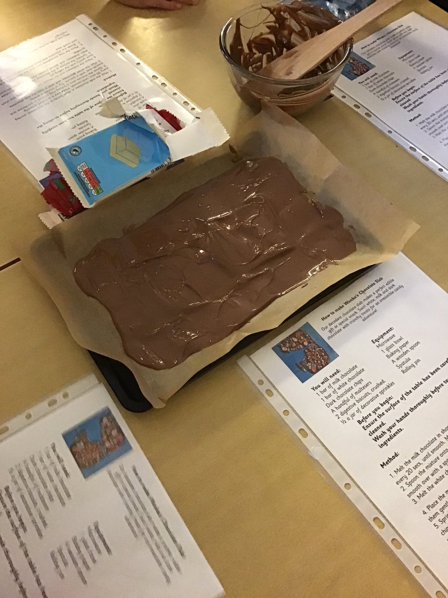 wclpsyear2's tweet photo. A fabulous morning in class 2C’s chocolate factory! https://t.co/AYWKgjhsMl