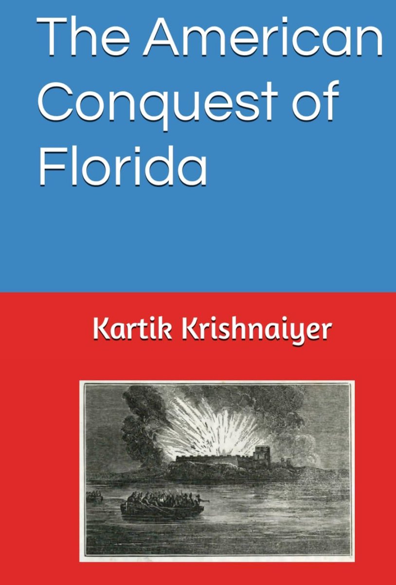 My latest book which deals with Jefferson, Madison, Monroe & Jackson conquering Florida for the US is now available in paperback/Kindle & Hardcover. Lots of Spanish, British & native history as well. The American Conquest of Florida (Albion Florida) a.co/d/4p6nRHV.