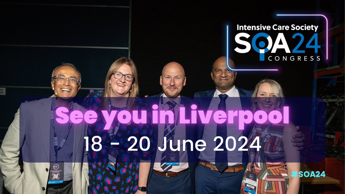 One of our favourite things about #SOA24 is seeing all of you, and we can’t wait to catch up in just a few months.

You can book your ticket to our social event when you grab your Congress ticket, so head to ics.ac.uk/soa to book yours now!