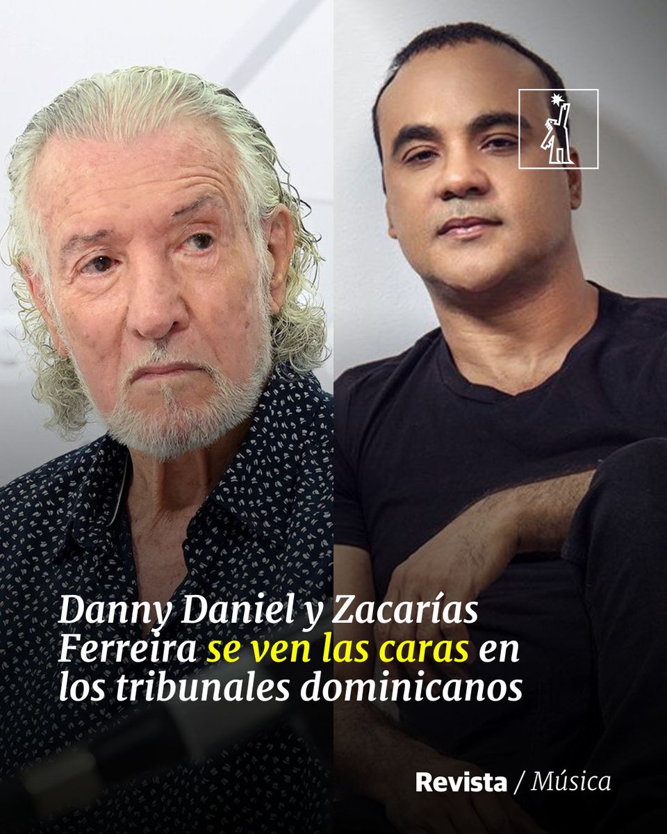 DiarioLibre's tweet photo. ✨ |#RevistaDL| El cantautor español Danny Daniel y el bachatero dominicano Zacarías Ferreira, junto a sus respectivos abogados, se vieron las caras el pasado 30 de enero
🔗 https://t.co/RCngPXOioJ
#DiarioLibre #DannyDaniel #ZacaríasFerreira #Tribunales #MusicaDL https://t.co/0D90w7w06m