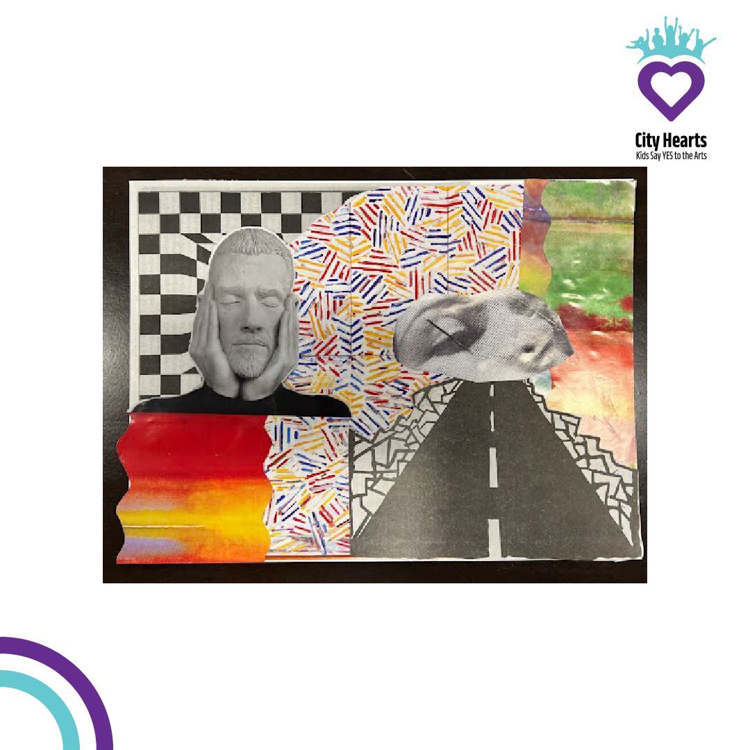 CityHeartsLA's tweet photo. Check out the latest work from our Photography Program students from Compton Unified School District! These young Artists explored the artistic techniques of collage and montage, drawing inspiration from the work of Deborah Roberts.

Such incredible work! 🫶🏽💜 https://t.co/qLa9m7rKZO