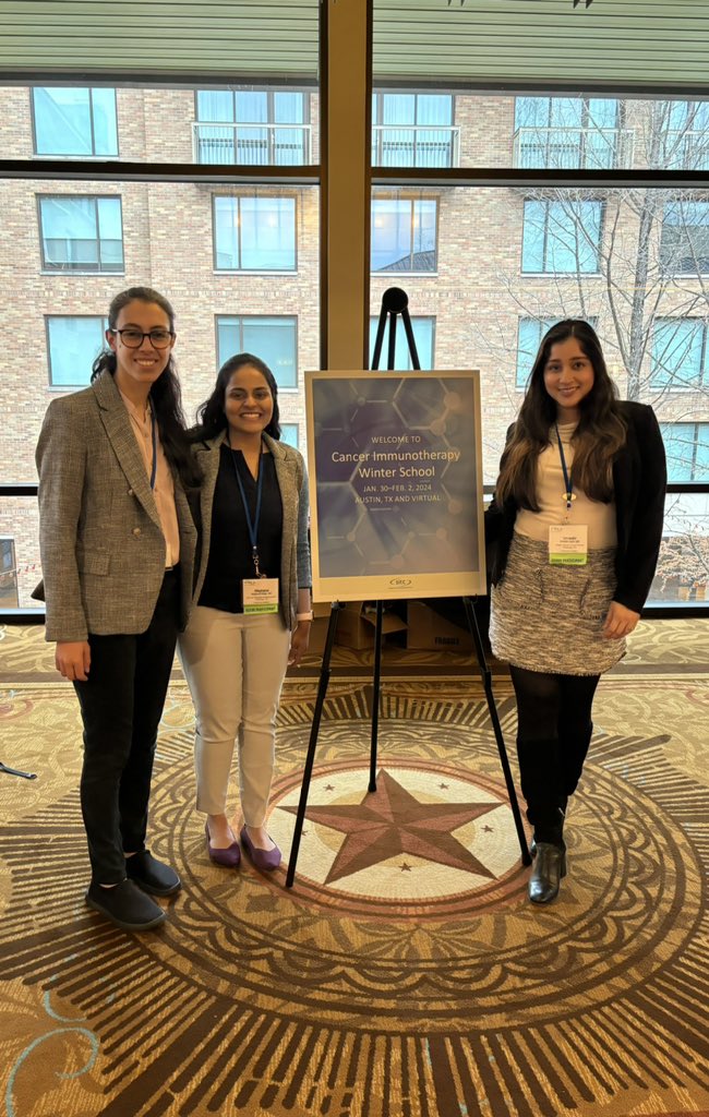 Our fellows representing @UPMCHillmanCC @PittHemeOnc at SITC SCION workshop and Winter school! Congrats @AseelSoqi @MeghanaSinghMD and Urvashi!
