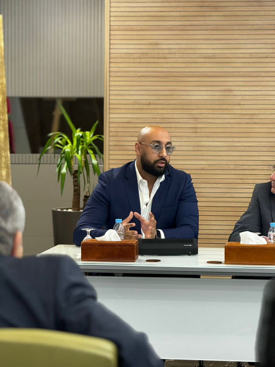 AnnajahFaouzi's tweet photo. « [...] S’agissant de l’implication de la communauté des MRE dans le processus de développement - un dessein auquel Nous accordons un intérêt particulier-, force est de constater que le Maroc a besoin de tous ses enfants et de toutes les compétences établies à l’étranger. »
20 août 2022, extrait du discours de Sa Majesté le Roi Mohammed VI, que Dieu l’assiste.

Un honneur et plaisir d’avoir participé à cette concertation en présence de M.Ryad Mezzour @MezzourR , Ministre de l’Industrie et du Commerce et de tous ces talentueux (euse) MRE à travers le monde le 26 Janvier 2024 à Rabat.
Je salue cette initiative portée par le @mcinetgov_ma Ministère de l’industrie et la CCME qui nous permet de se parler franchement.

Un seul objectif, l’élaboration d’une nouvelle stratégie industrielle à l’horizon 2030

Comment cette dispora peut concrètement apporter de la valeur au Maroc ?
Comment passer d’une ambition à l’action ?
La période 2024-2030 va être cruciale pour le Maroc et plus largement pour le continent Africain où cette diaspora a un rôle à jouer.

Il y aura une suite pragmatique à cette initiative et je m’en réjouis.
Cette diaspora conjuguée aux talents locaux ne peut créer que du positif.
#Namx #Maroc #Morocco #industry #MRE
