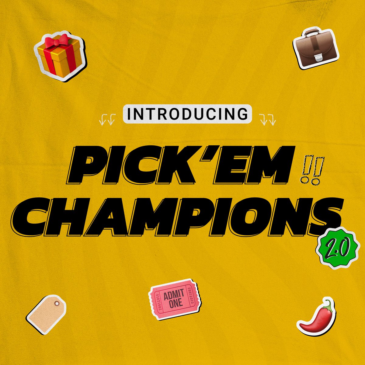 UnderdogPicks's tweet photo. Pick'em Champions 2.0 is here 🙌

Flexible entry fees 🎟️
Include Scorchers 🌶️
Add Insurance 💼
Use Discounts 🏷️
Get Specials 🎁

Look out for a promo later today... https://t.co/qNul8jcNqF