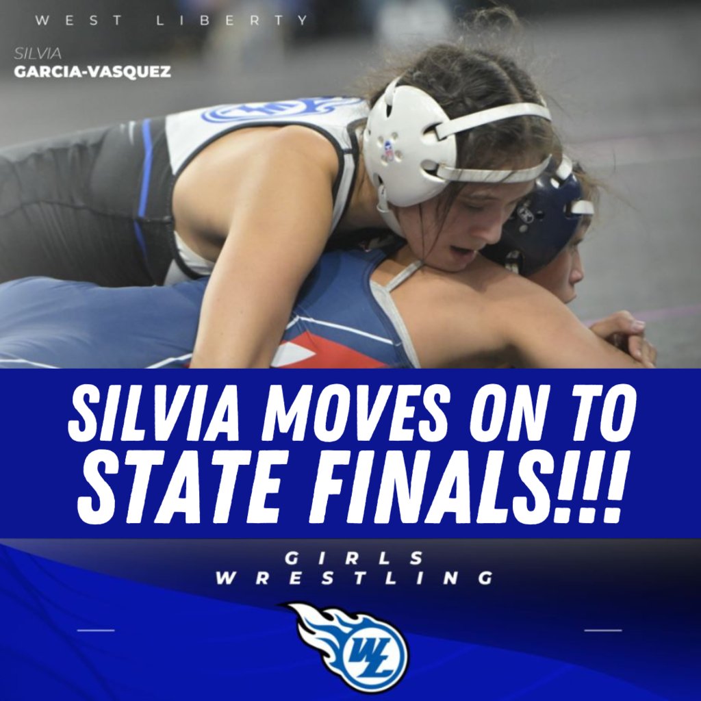 Silvia Garcia-Vasquez moves on to wrestle in the STATE FINALS in the 115 class!!  #WLCometPride #girlswrestling