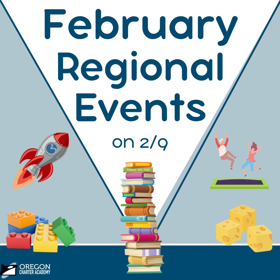 The February Regional Events are next Friday!

Find your Regional Event & RSVP on Field Trip Central (found through Principal’s Corner in Canvas).

#oregoncharteracademy #ORCA #onlinelearning #onlineeducation  #bestofthebest  #RegionalEvents #socialization #social #fieldtrip