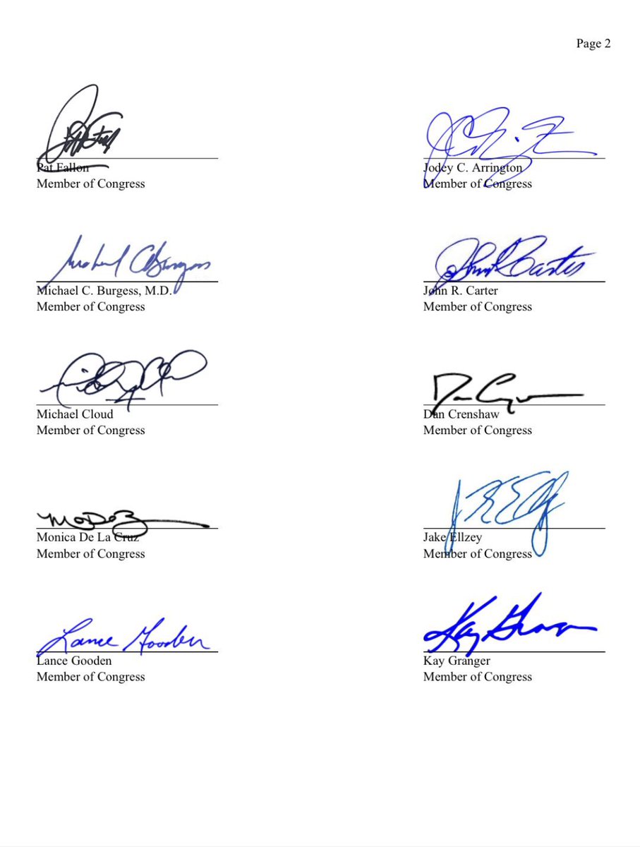 TheAKGuy's tweet photo. Literally EVERY Texas Republican Congressman signed a letter of support today to @GovAbbott on his stance on the border against the Biden Admin EXCEPT Tony Gonzales. (24 out of 25)

Just another reason why he’s one of the biggest RINO’s in Congress and why I need to replace him. https://t.co/ks4FPXxO0t