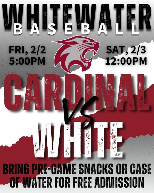 Whitewater High School Baseball tweet media