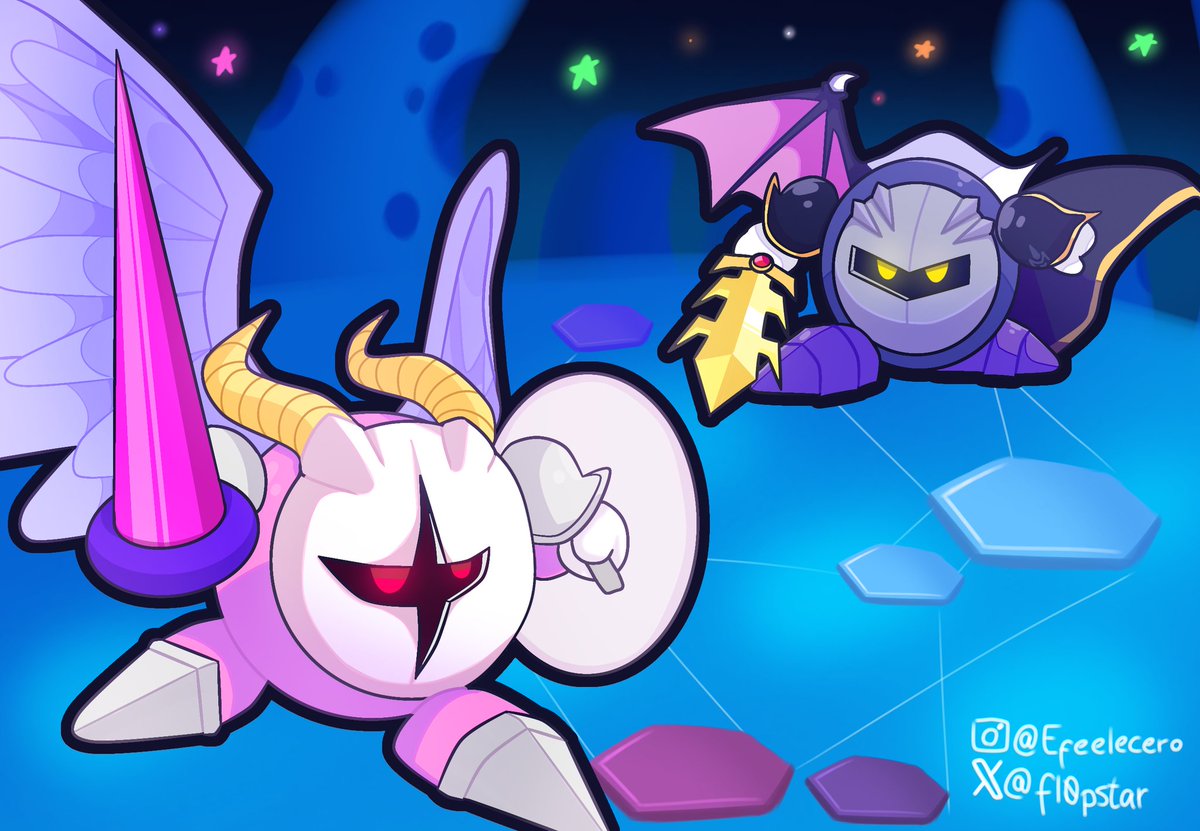 Galacta Knight vs Meta Knight 😱
#Kirby #Fanart #Kirbyfanart