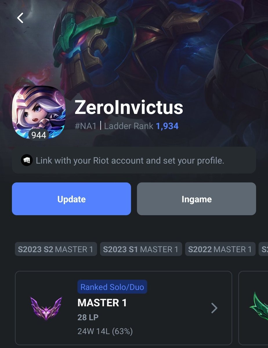 Zeroinvictus's tweet photo. Just another season https://t.co/CEf0rG2z3z