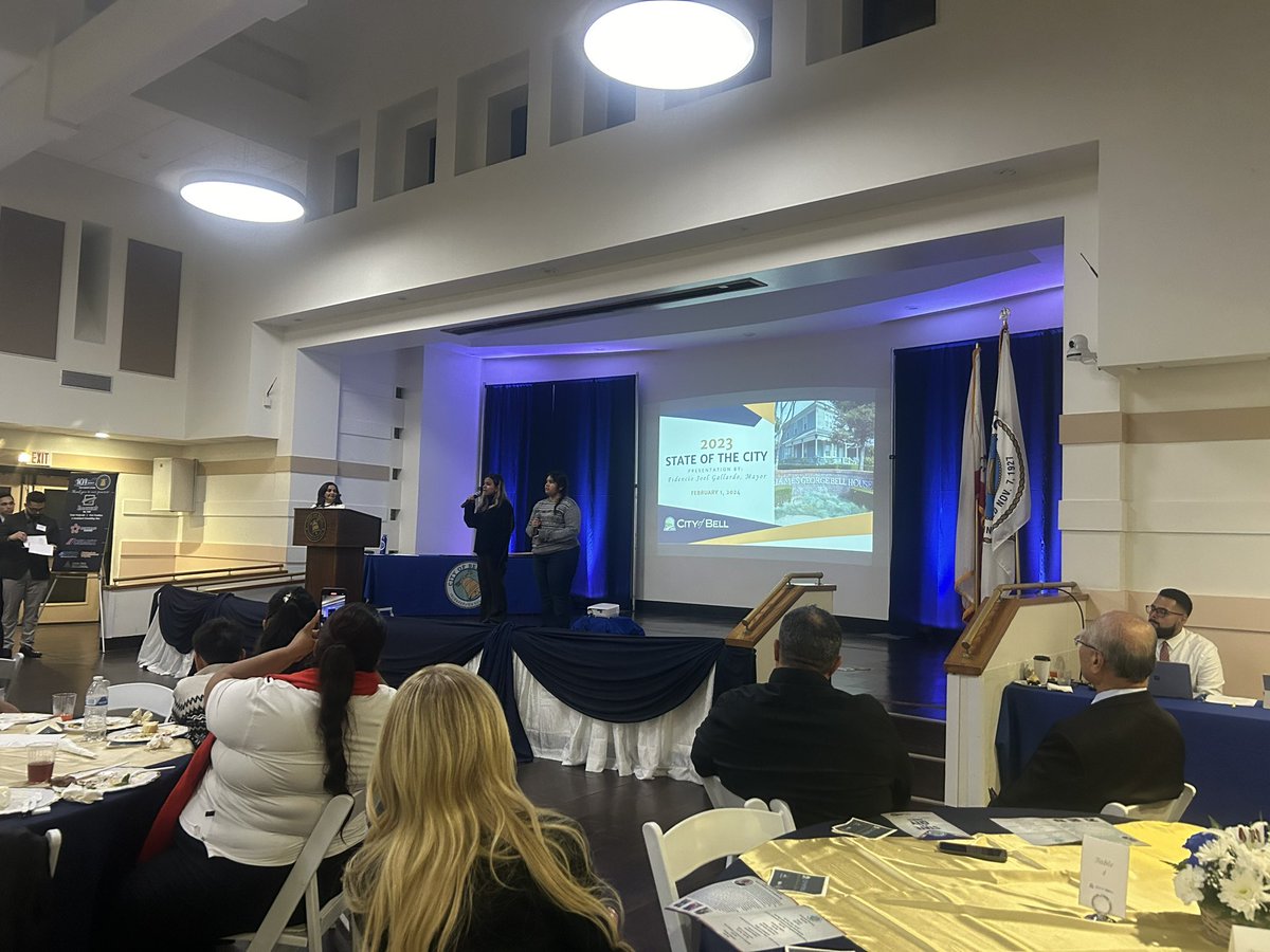 AsmPacheco's tweet photo. Celebrated a wonderful evening at the City of Bell's State of the City event. Thank you @cityofbell for your unwavering commitment to our community. We thrived together! #AD64 #bellpride #communityunity https://t.co/gnYVRW6dct
