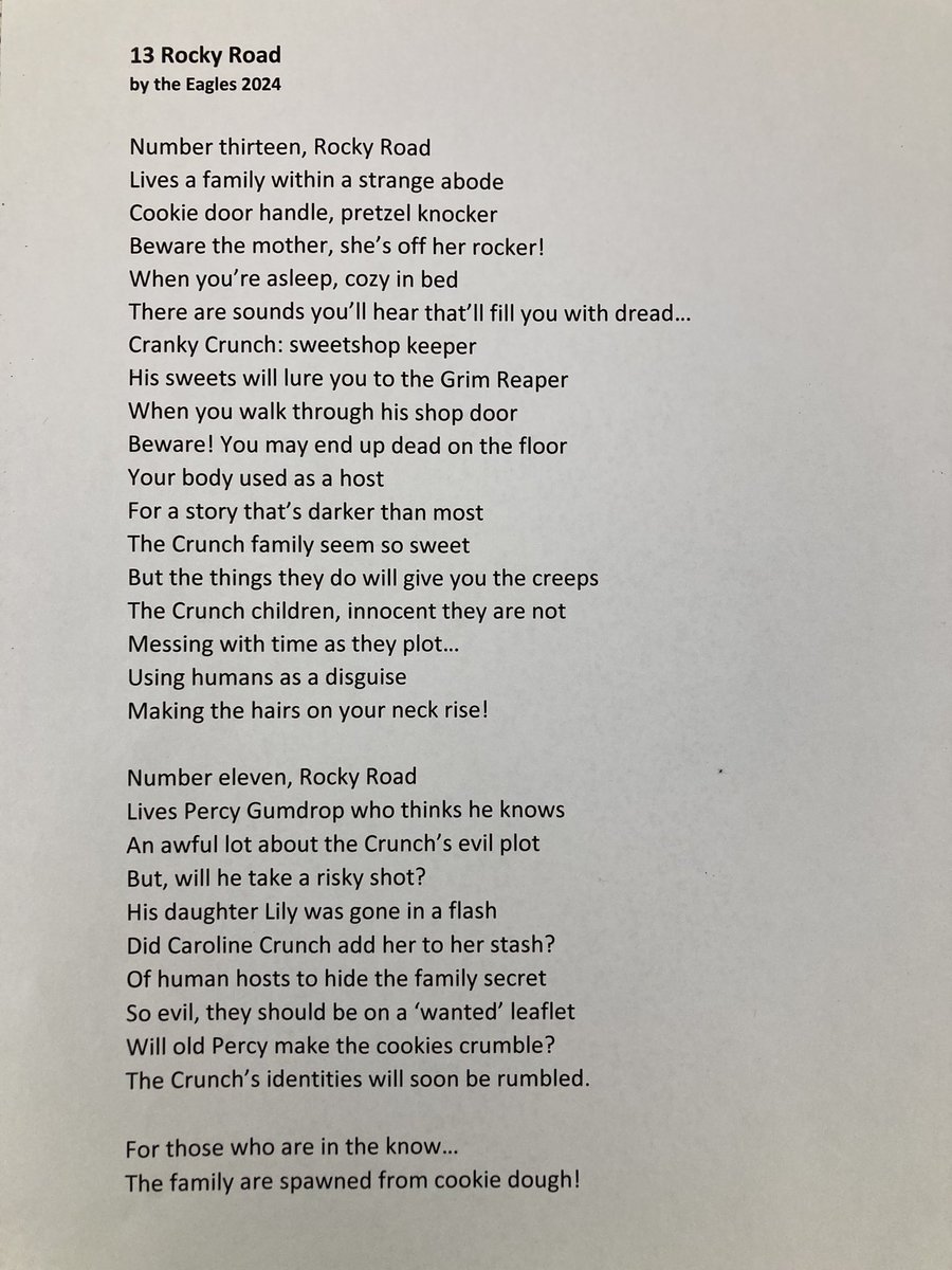 Having been inspired by @homeofpolar yesterday as part of #NationalStorytellingWeek, my Y6 class and I created our own world from which we wrote this narrative poem today. I ought to have shown the ideas generated too so you could see how we arrived at this. @Literacy_Trust