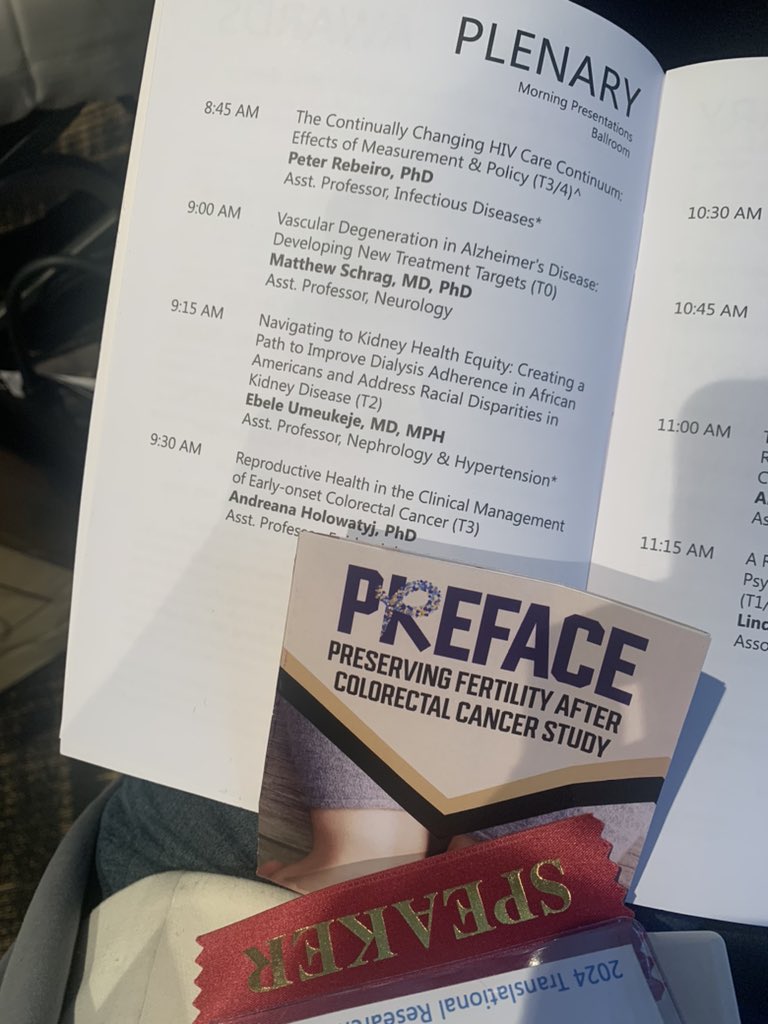 drholowatyj's tweet photo. Thank you @EdgeforScholars for the kind invitation to talk ab the @HolowatyjLab’s #reproductivehealth research in #EAOCRC &amp; our @NIH-funded #PREFACEStudy—as well as the opportunity to learn ab cutting-edge research from colleagues @peterrebeiro @EbeleUmeukeje at the #EFSForum! https://t.co/JsBHofILS1