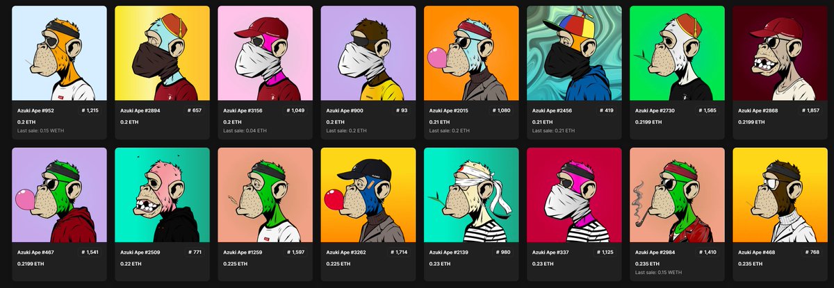 To celebrate the launch with <a href="/thndio/">THND AI</a> on Monday, February 5th, at 2pm EST, we are holding the following floor sweep contest.

Buy any of these Azuki Apes before Feb 5th, 1:59pm EST &amp; you will receive 0.01 $THND as an airdrop for each purchase. #ApeTogether

opensea.io/collection/azu…