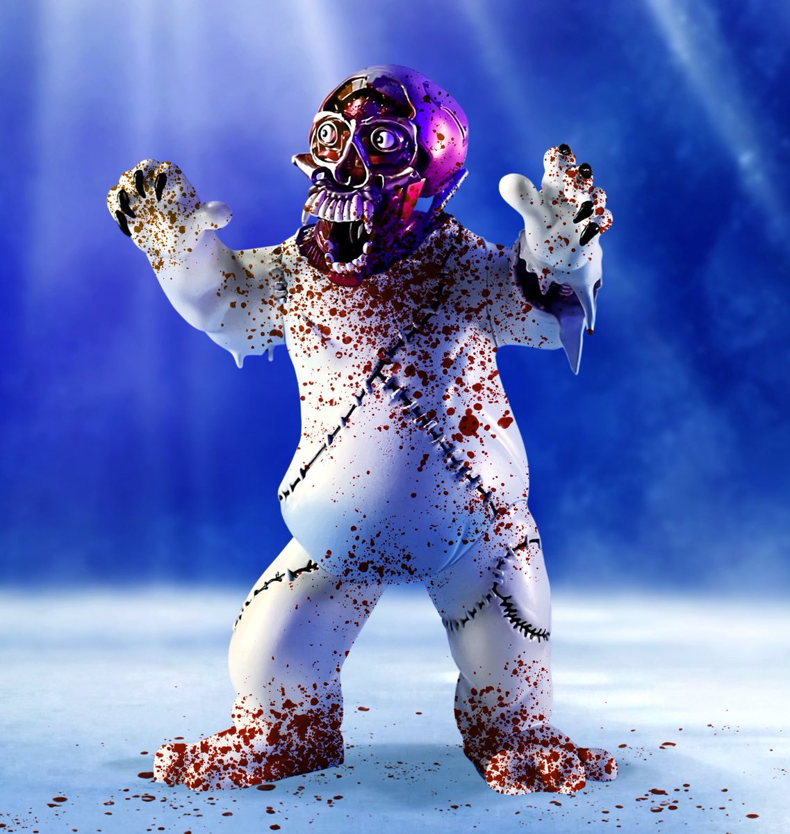 variantz_'s tweet image. “POLAR OPPOSITE” collectible figure by @alexpardee releases TODAY at 12pm PST/3pm EST only on Variantz.co 

"MASK-OFF" Base Edition /300

"MASKED" Variant /30

"BLOODY" Variant /15 (Hand Embellished by Alex Pardee)

Includes COA in form of trading card!