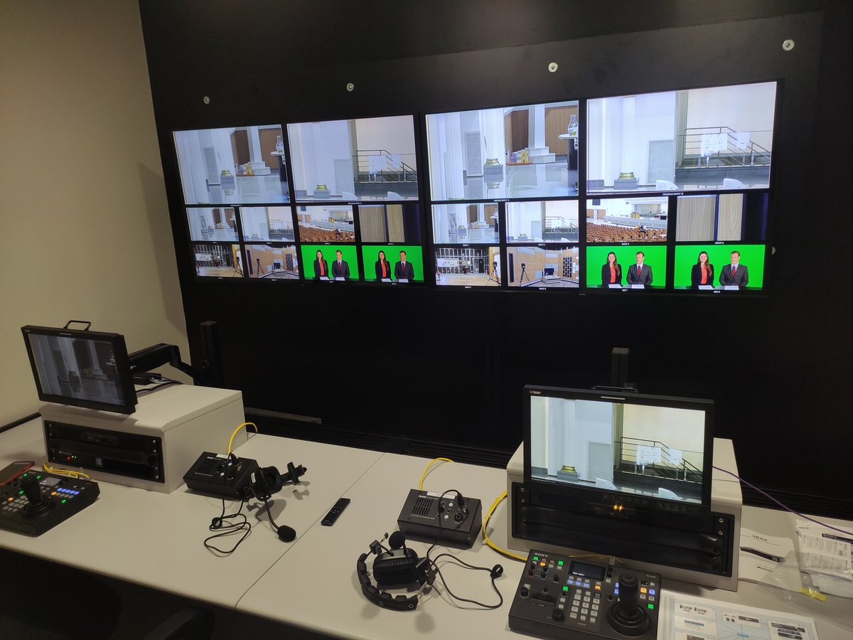 CISGRP's tweet photo. New #IURD NDI Studio &amp; Production Center located in Piauí, Brazil being executed by CIS Group!
 
#teamwork #cisgroup #creatinginnovativesolutions #workflows #broadcast #systemsintegrator #workflowdesigners #NDI #production https://t.co/ZA4AYp9IFW