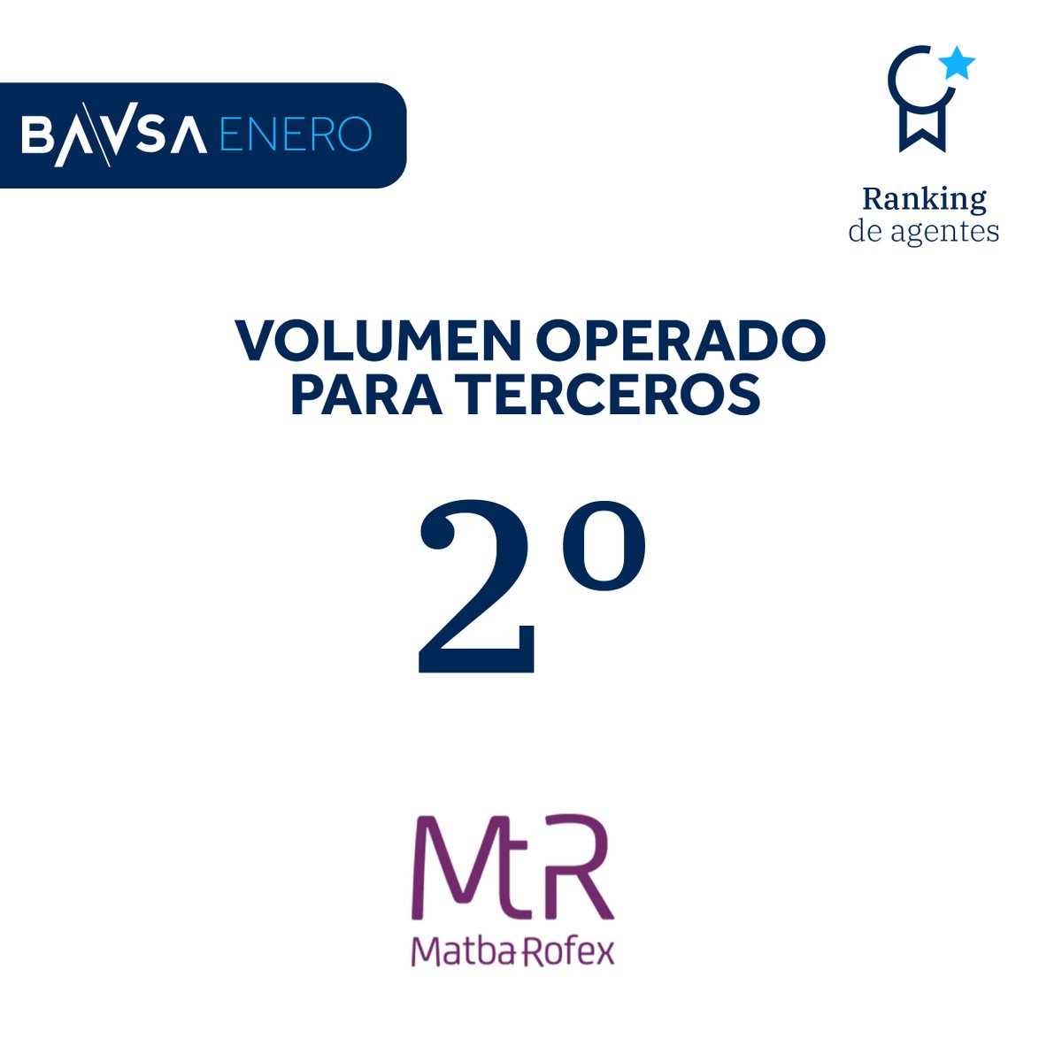 ENERO| Ranking de agentes

Otro mes siendo protagonistas del mercado argentino 🇦🇷

¡Felicitaciones al equipo por el gran trabajo que están haciendo!
.
.
.
.

#bavsosvos #rankingagentes #mercadoargentino #byma #matba