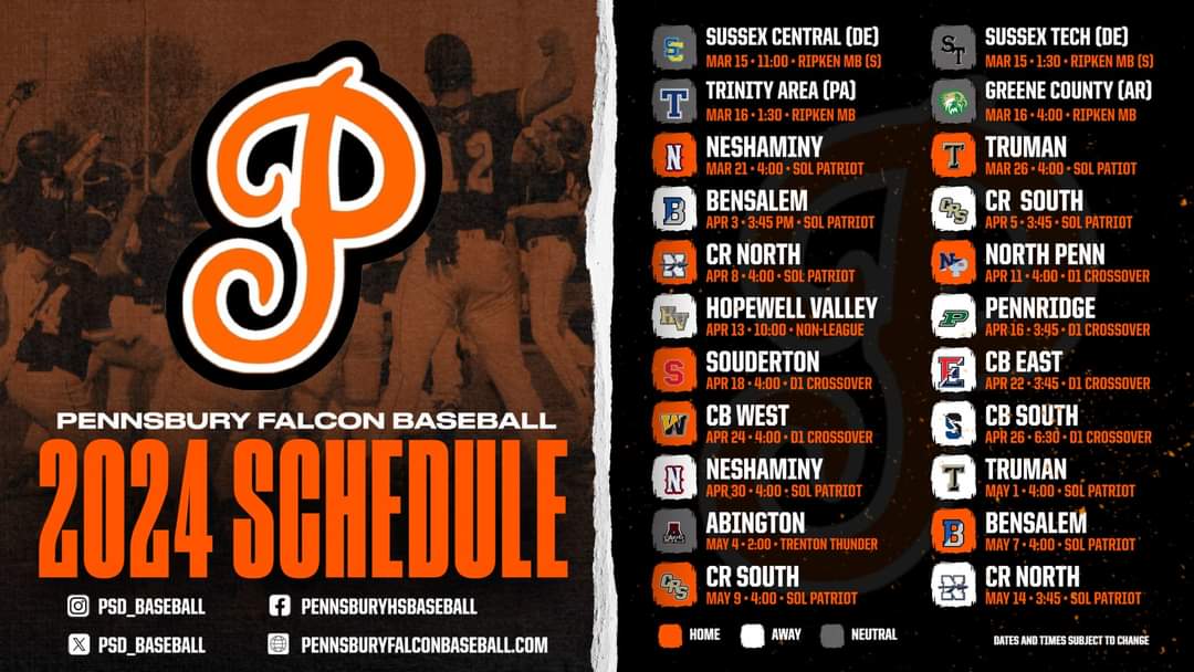 Pennsbury Baseball tweet media