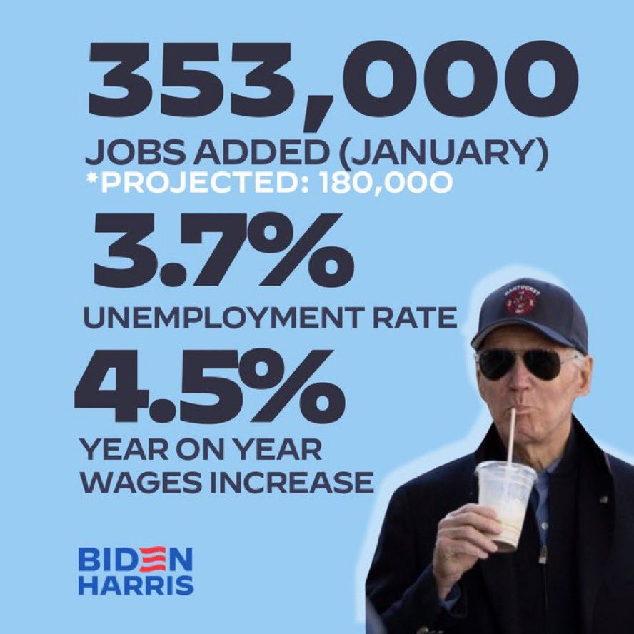 Biden: Hold my frap while I get this country working again! 

#DemocratsDeliverJobsAgain 🇺🇸