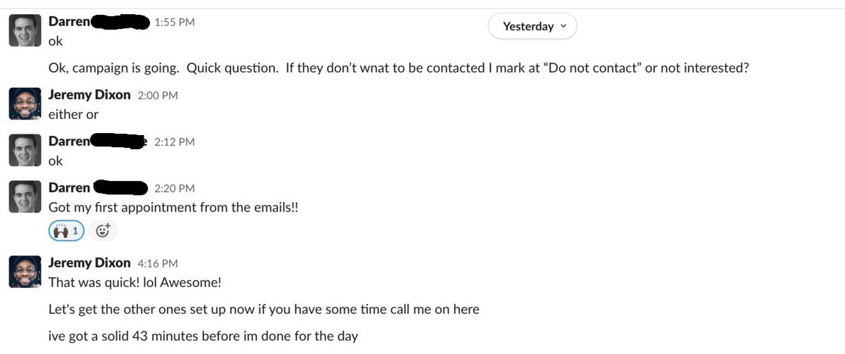 systemswithjay's tweet photo. Consulting client booked first sales opp for his SAAS within 24 hours of campaign set up
#numberrunners https://t.co/tbwyGwk0a9