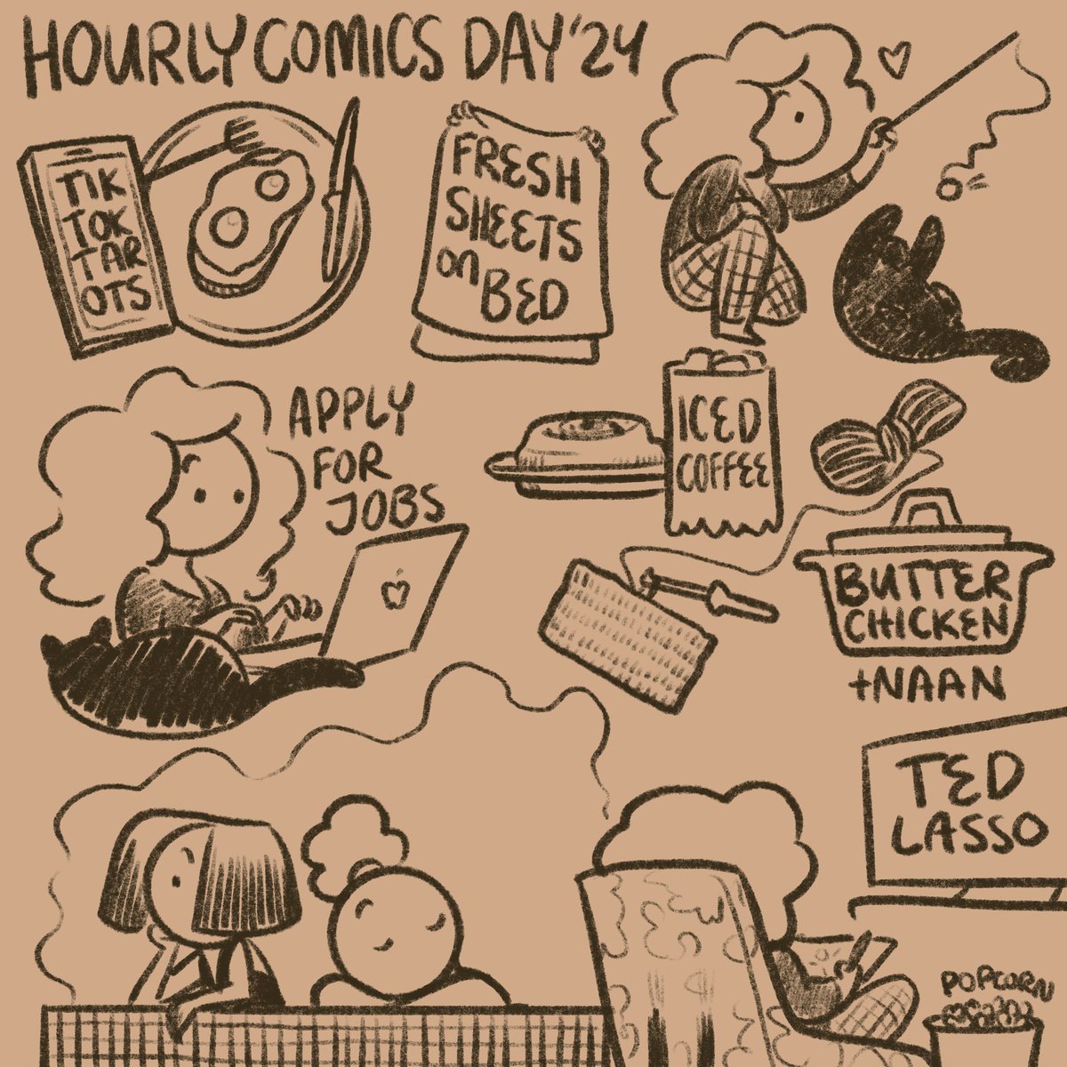 TheKrumla's tweet photo. I don’t do Hourly in as much detail anymore but I still like doing something. #hourlycomicday2024 https://t.co/QK2hK5I1GR