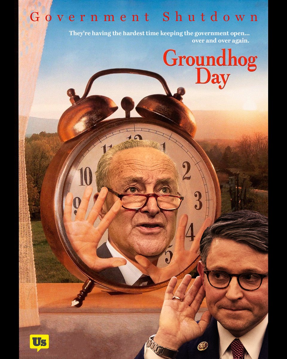 representus's tweet image. Anyone else feeling like we're living in our own #GroundhogDay with the CONSTANT threat of government shutdown — America is facing ANOTHER one in early March! 😰 🐿️  

It's time for the gov to put actual work above petty partisan politics. Join us: represent.us/gh-d