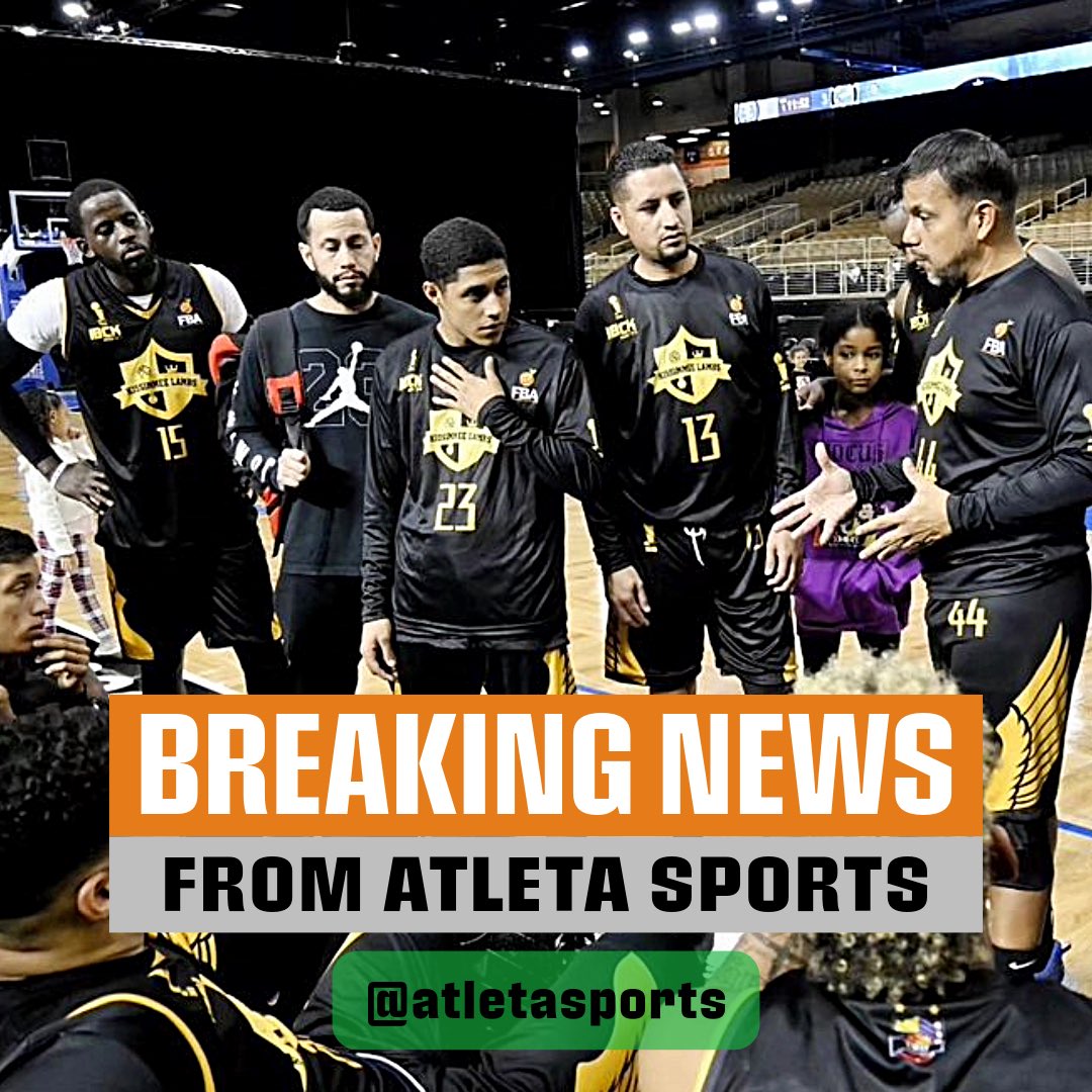 atletasports's tweet photo. 🚨🚨🚨BREAKING: The Kissimmee Lambs have decided to step down from the Florida Basketball Association for reasons not disclosed to us, Edgar Vasquez (team owner) tells ATLETA.

This comes after a successful debut with the league that led to winning the 2023 FBA Championship. https://t.co/0s191GYkGk