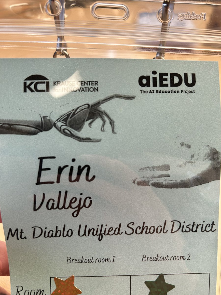 Learning with some of my favorite EdTech people today! #ai #kci @krausecenter @MtDiabloUSD