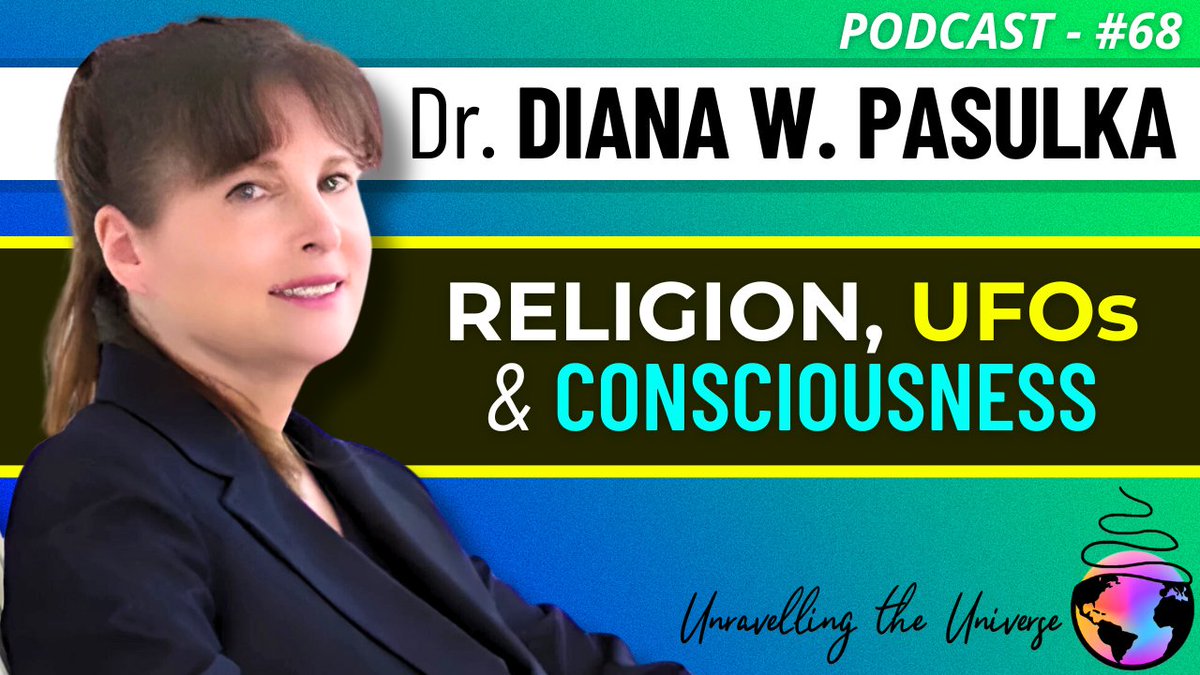 UnravellingU's tweet image. NEW interview with Dr. Diana Walsh Pasulka @dwpasulka

We had an in-depth discussion covering MIND-BLOWING phenomena related to #Religion, #UFOs #UAP, #Consciousness, &amp;amp; their potential interconnections.

Watch: youtu.be/N132zE37xG0
Listen: Spotify / Apple / other podcast apps