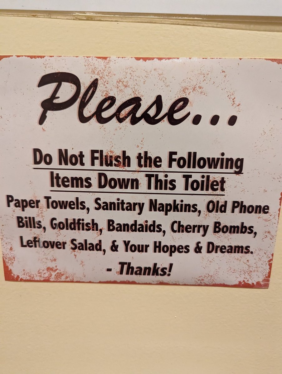 Remember not to flush your dreams down the toilet.

They're possible if you want them to be.