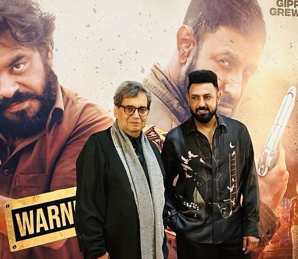 SubhashGhai1's tweet image. WARNING 2 - a punjabi film premiered in mumbai with super star n my friend #GIPPY GAREWAL last night at PVR. 
I was happy to see GIPPY as young as energetic super star AS I saw him in our punjabi film DOUBLE THE TROUBLE IN 2011 with Dharmendra ji. 
My blessings to Gippy n team.