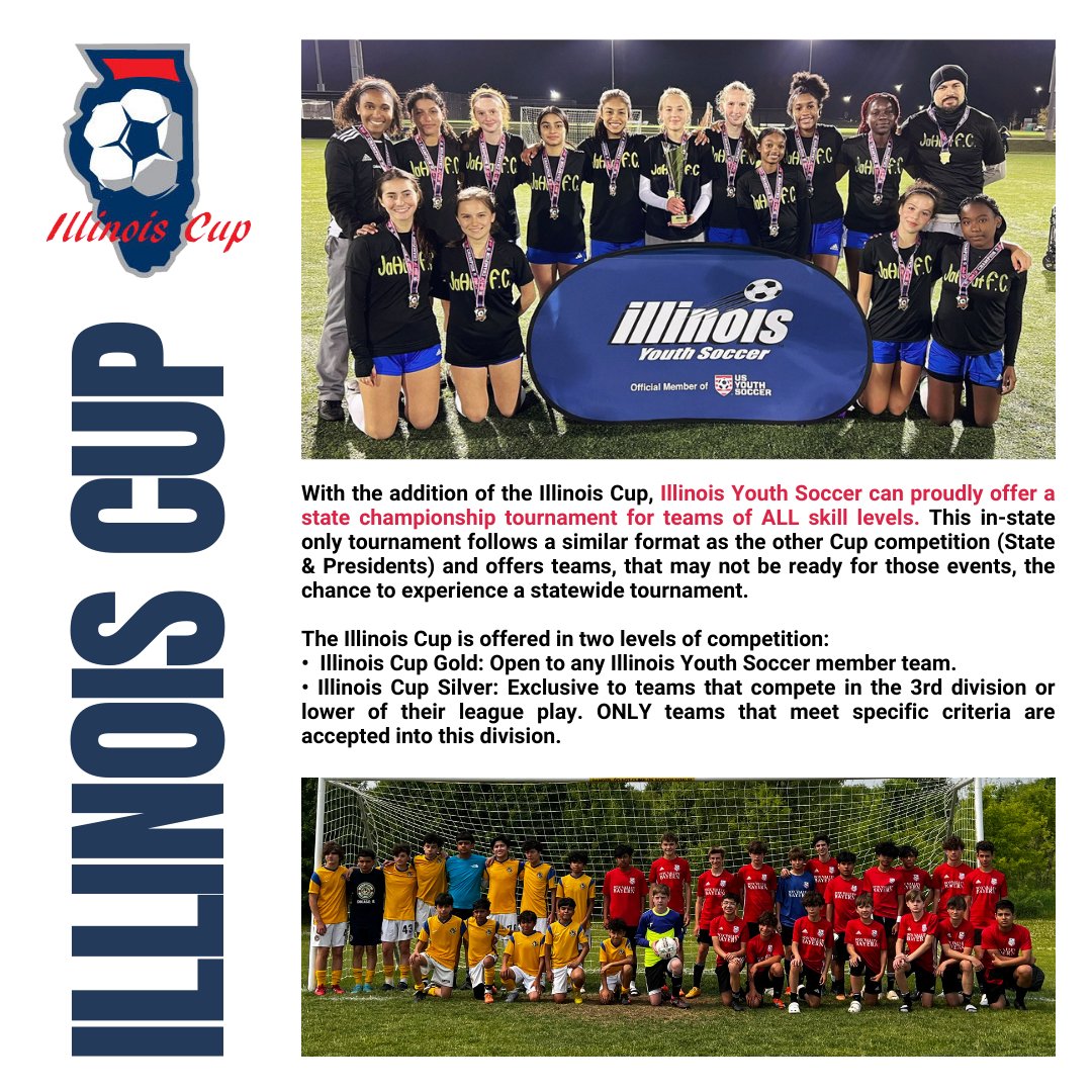 ILYOUTHSOCCER's tweet image. 🚨Spring Cups Deadline TODAY🚨 Registration for the Spring State Cup, Presidents Cup and Illinois Cup are due by 3pm TODAY. illinoisyouthsoccer.org/2024/01/08/spr… . #ilyouthsoccer #ilstatecup #ilprezcup #ilcup