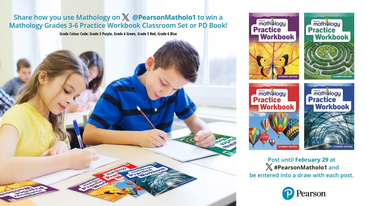 @PearsonMathology (@pearsonmatholo1) on Twitter photo We're thrilled to announce that we've chosen to extend this generous offering into 2024. Share how you use Mathology(ie) <a href="/PearsonMatholo1/">@PearsonMathology</a> to WIN!
Post until February 29 with #PearsonMatholo1
And be entered into a draw with each post! We're thrilled to announce that we've chosen to extend this generous offering into 2024. Share how you use Mathology(ie) <a href="/PearsonMatholo1/">@PearsonMathology</a> to WIN!
Post until February 29 with #PearsonMatholo1
And be entered into a draw with each post!