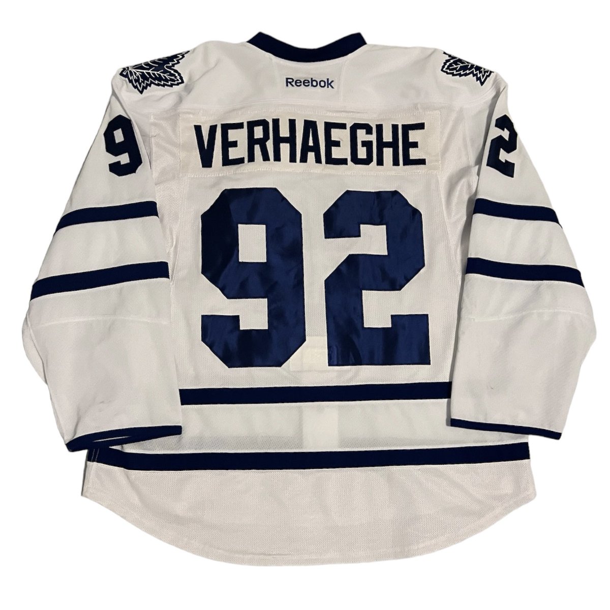 LetsGoHomeBaby's tweet photo. @CVerhaeghe21 any interest in this. Your first Leafs jersey. https://t.co/ZdiPjvVHol
