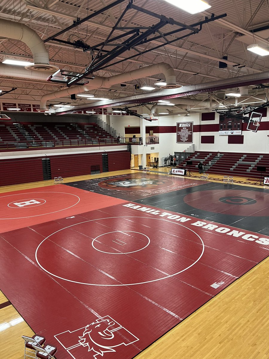 Western A Divisional Wrestling starts today in Hamilton. Wrestling starts at 3pm. #mtscores