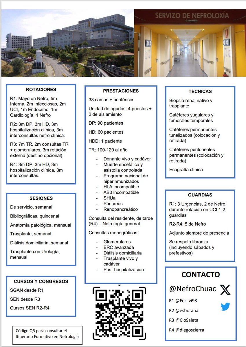 📣📣 ATENCIÓN FUTUROS R1!! Aquí os dejamos las razones para elegir Nefrología en A Coruña 💫 #MIR2024 #MIR24 #yoelijonefro #eligenefrología #makenephrologysexyagain #quierosernefro #nefrologia #nefro <a href="/Tarsi_Sada/">Tarsi Docencia</a>  <a href="/SanidadeACoruna/">Área Sanitaria da Coruña e Cee</a> <a href="/SENefrologia/">S.E.N. Nefrología</a>
