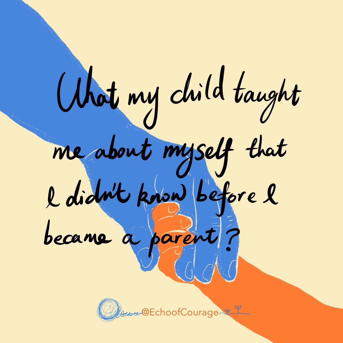 EchoofCourage's tweet photo. For loving parents, what your child taught you about yourself that you didn’t know before? #parents #child #childhoodcancer #cancer #survivor #THANKS #thanksCancer #palliativecare #TogetherStronger https://t.co/ZkdcuDNAKt