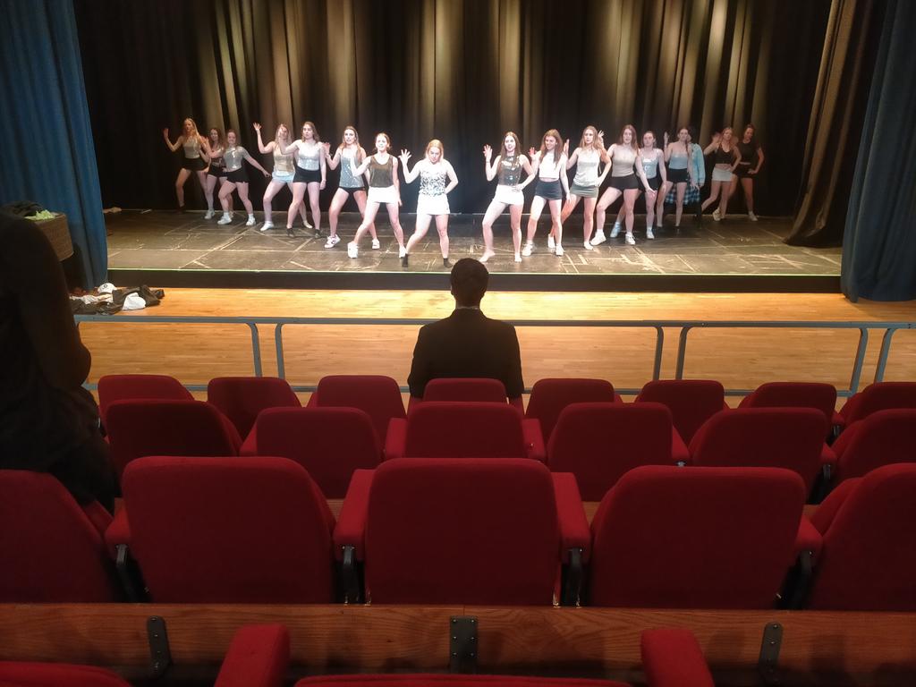 Final rehearsal for tomorrow's Charity Talent Show dance off. All revenue for Lerang'wa Lunches and East Surrey Samaritans. It'll be tough for the judges this year! @Caterham_Head @caterham_school