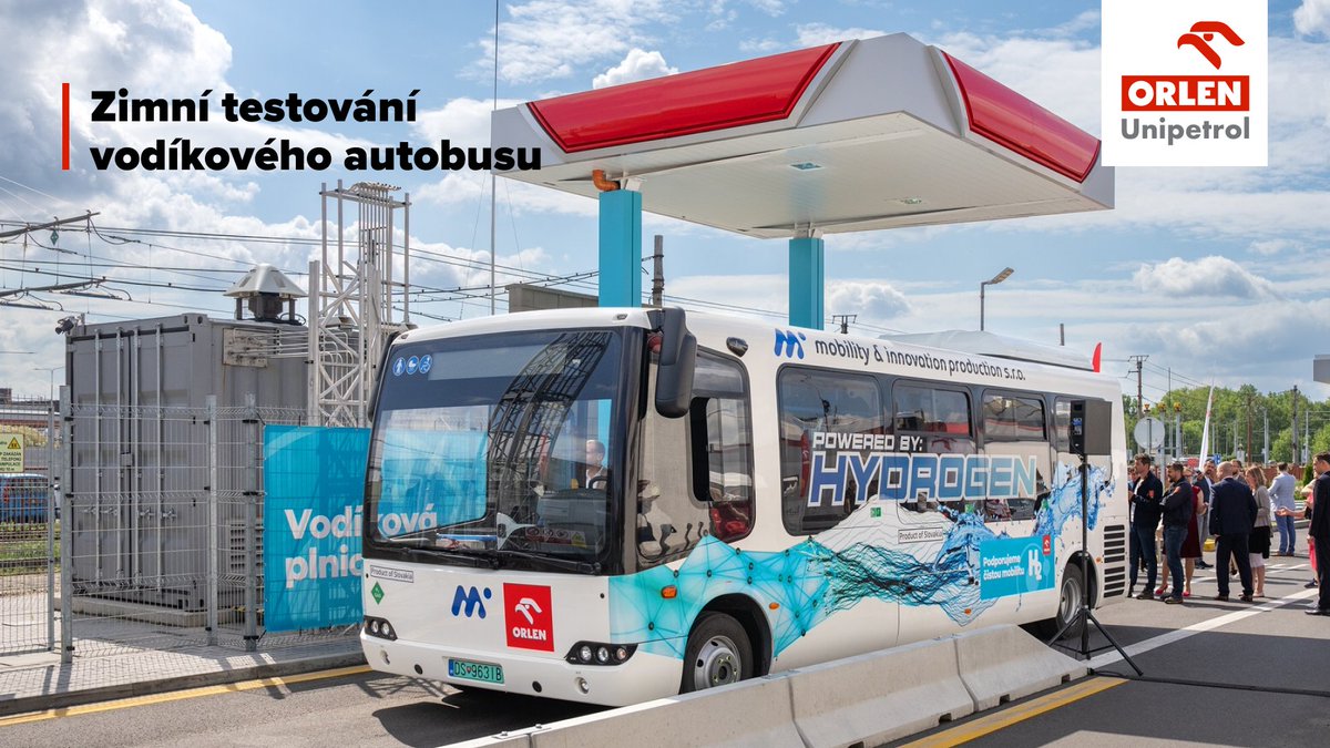 Ve spolupráci s městy Most a Litvínov pokračujeme v další fázi pilotního provozu 💧 autobusu. Do provozu na vybraných linkách bude zařazen od 5. do 11. února. 🚍 Po úspěchu v létě očekáváme další pozitivní výsledky i v zimních testech.

#ORLENUnipetrol #doprava #H2