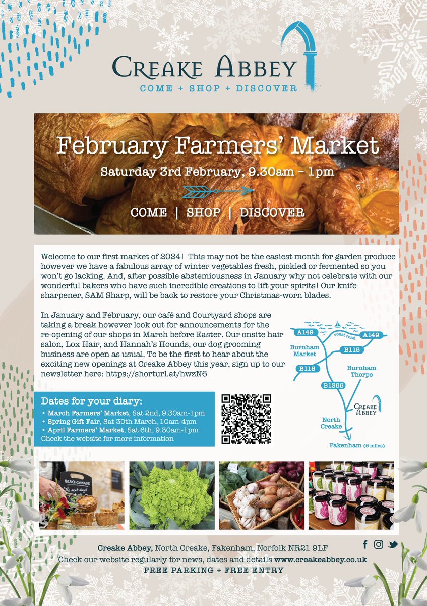 Pop along and see us tomorrow 9.30-1 @creakeabbey for their lovely monthly farmer’s market!!! Huge range of beers, our gift packs make the perfect Valentines present!!! We’re also bringing a few minikegs if you fancy a tinnie! See you all there!!! 🍺 🍺 🍺