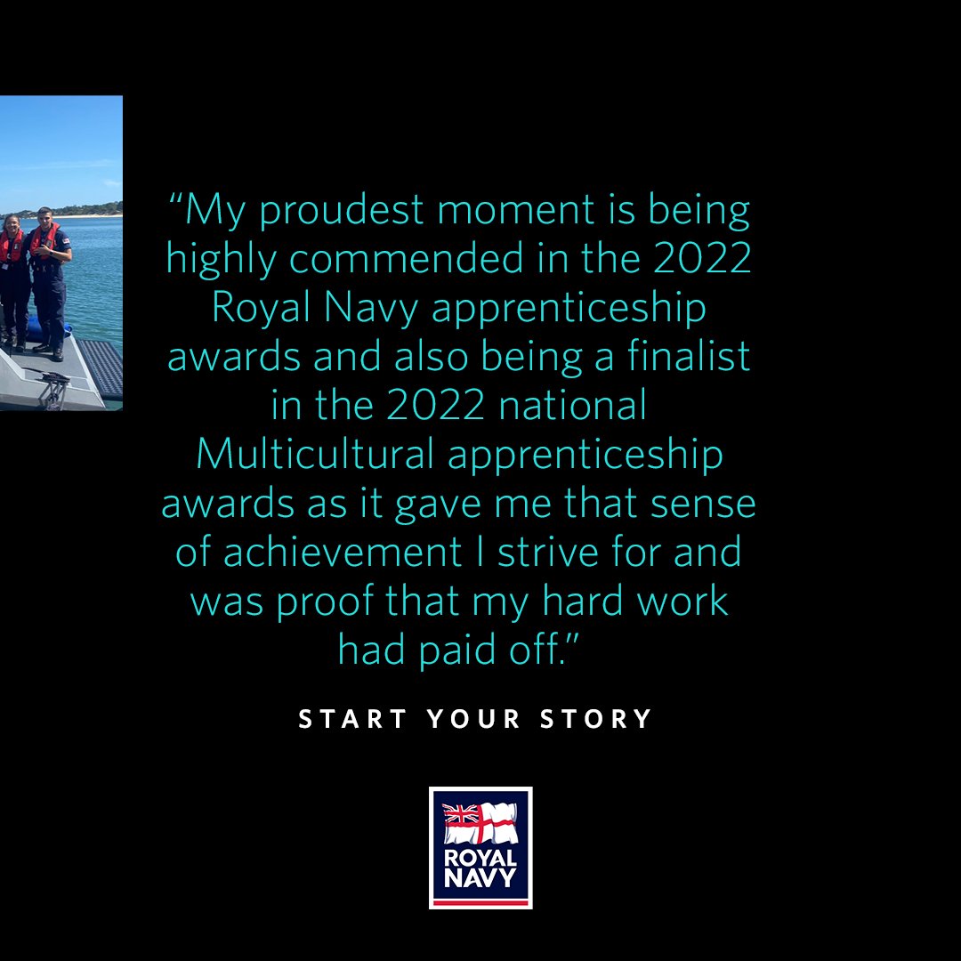 If Priya’s story has inspired you to find out more, join us on the 7th Feb for our exclusive virtual event Royal Navy: Kick Start Your Career. Where we’ll be uncovering the different #apprenticeship opportunities in the Royal Navy. Book your free ticket: ow.ly/XAZQ50QxmLN