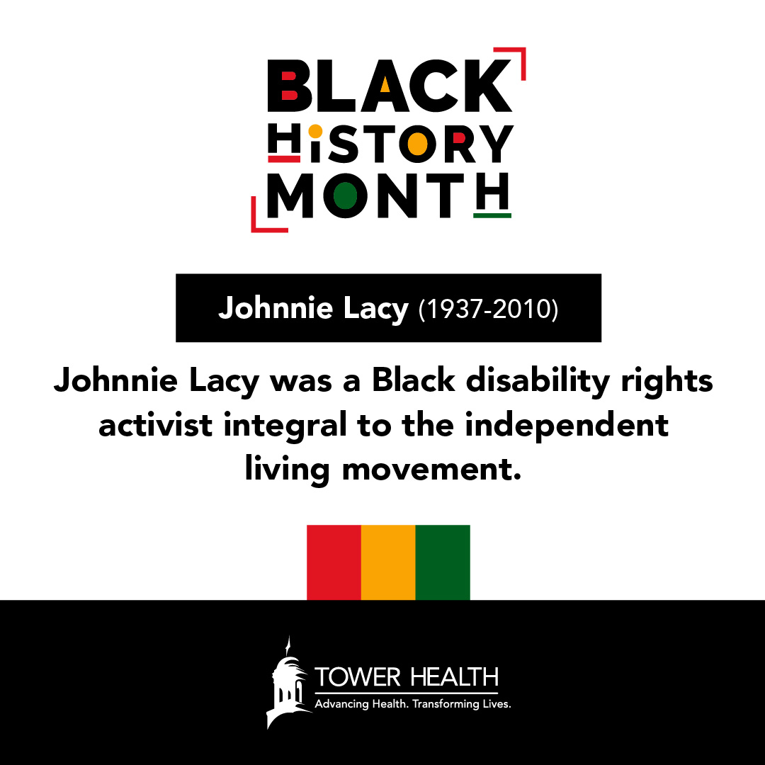 Celebrating #BlackHistoryMonth! This month, we'll spotlight lesser-known figures who've made extraordinary contributions to medicine despite facing adversity. Johnnie Lacy was a disability rights activist integral to the independent living movement: bit.ly/3SmJ46Z