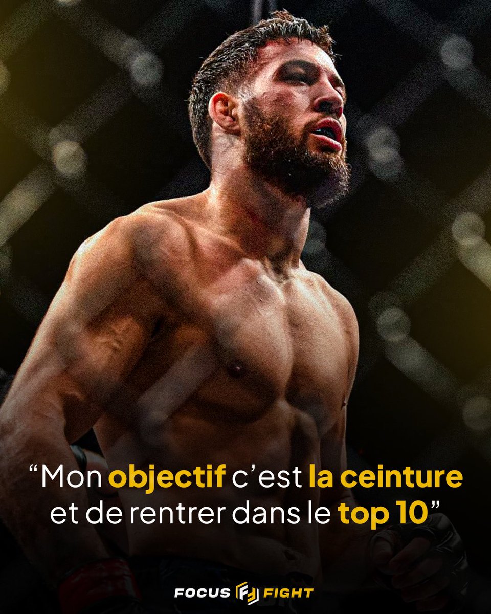 Focusfight_'s tweet photo. Notre français NASSOURDINE IMAVOV se livre sur son objectif de 2024 ! 🏆🇫🇷

En est-il capable selon-vous ? 

#UFCVegas85 #imavov #ufc #mma #top10 #belt https://t.co/w6oOPv7Wgz
