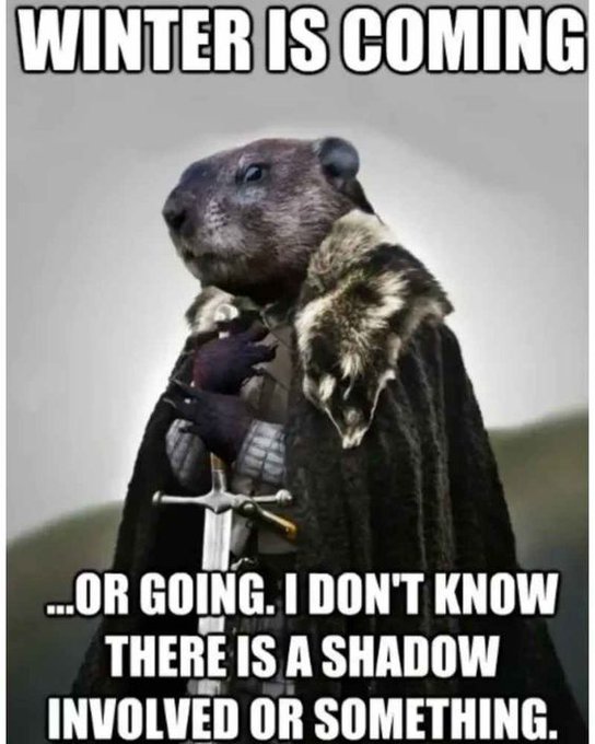 BREAKING NEWS: #GroundhogDay extended indefinitely! Apparently hired a personal assistant to keep track<a href="/tag/groundhogday"class="tags">#GroundhogDay</a><a href="/tag/winter"class="tags"><span>#winter</span></a><a href="/tag/naptimeforever"class="tags"><span>#naptimeforever</span></a>