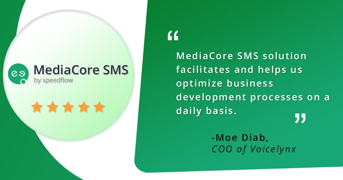 Speedflow's tweet photo. ⭐ We appreciate the kind words. Your endorsement carries significant weight. 🤝 We are pleased to be by your side in this journey of growth and success! 

Read more here https://t.co/Fgbssr9aUl  

#class4softswitch #testimonial #voipbusiness #smssolution https://t.co/Dt9ylcLRB6
