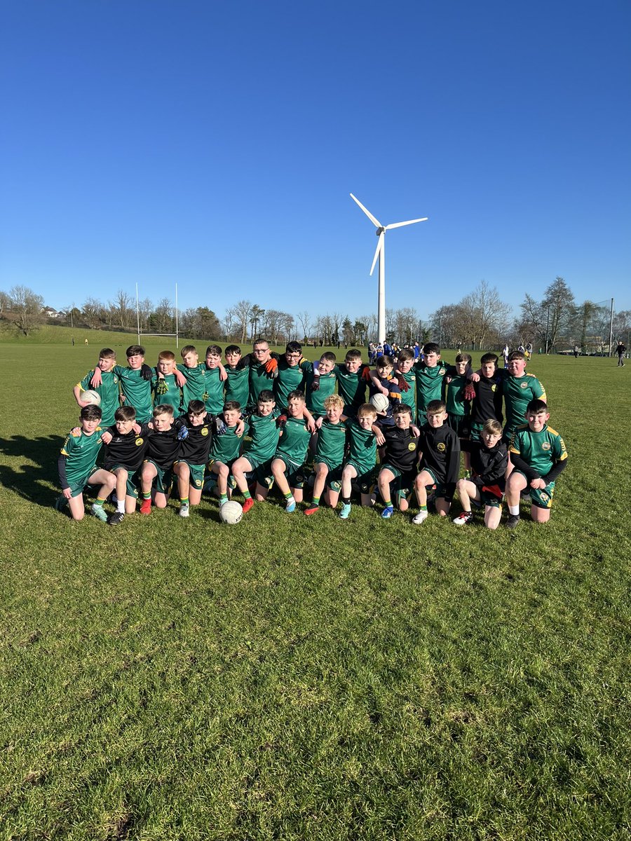 Buachaillí BL8 fríd chuig cluiche ceannais corn scoileanna Aontroma 👊🟢🟡 Our Year 8 boys are through to the Antrim Schools Cup Final 👊🟢🟡 @Gaelfast_GAA @AontroimGAA