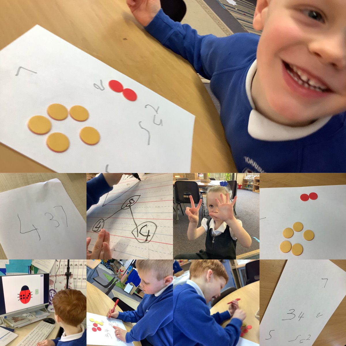 We have loved learning about the composition of our numbers 6, 7 and 8 on @NSPCC World Number Day 🧮 @TorrisholmeCPS @WhiteRoseMaths @lancsearlyyears